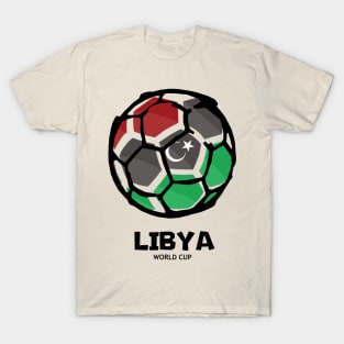 Libya Football Country Flag T-Shirt